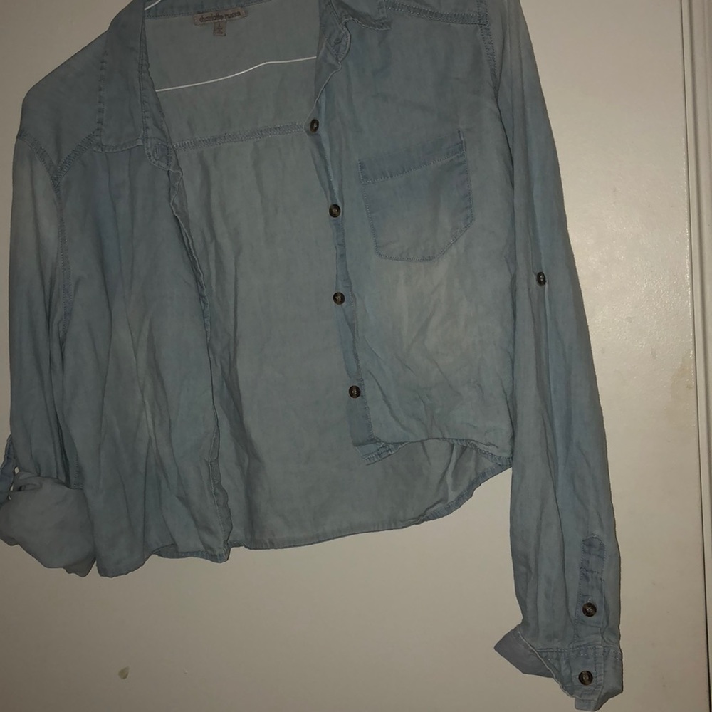 Cropped button down - Picture 3 of 4